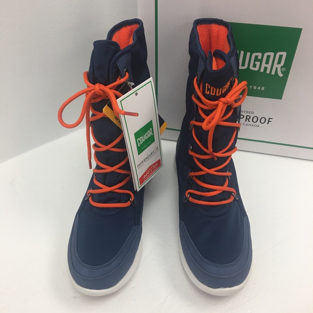 Cougar Blue and Orange Winter Boots - Picture 4 of 8